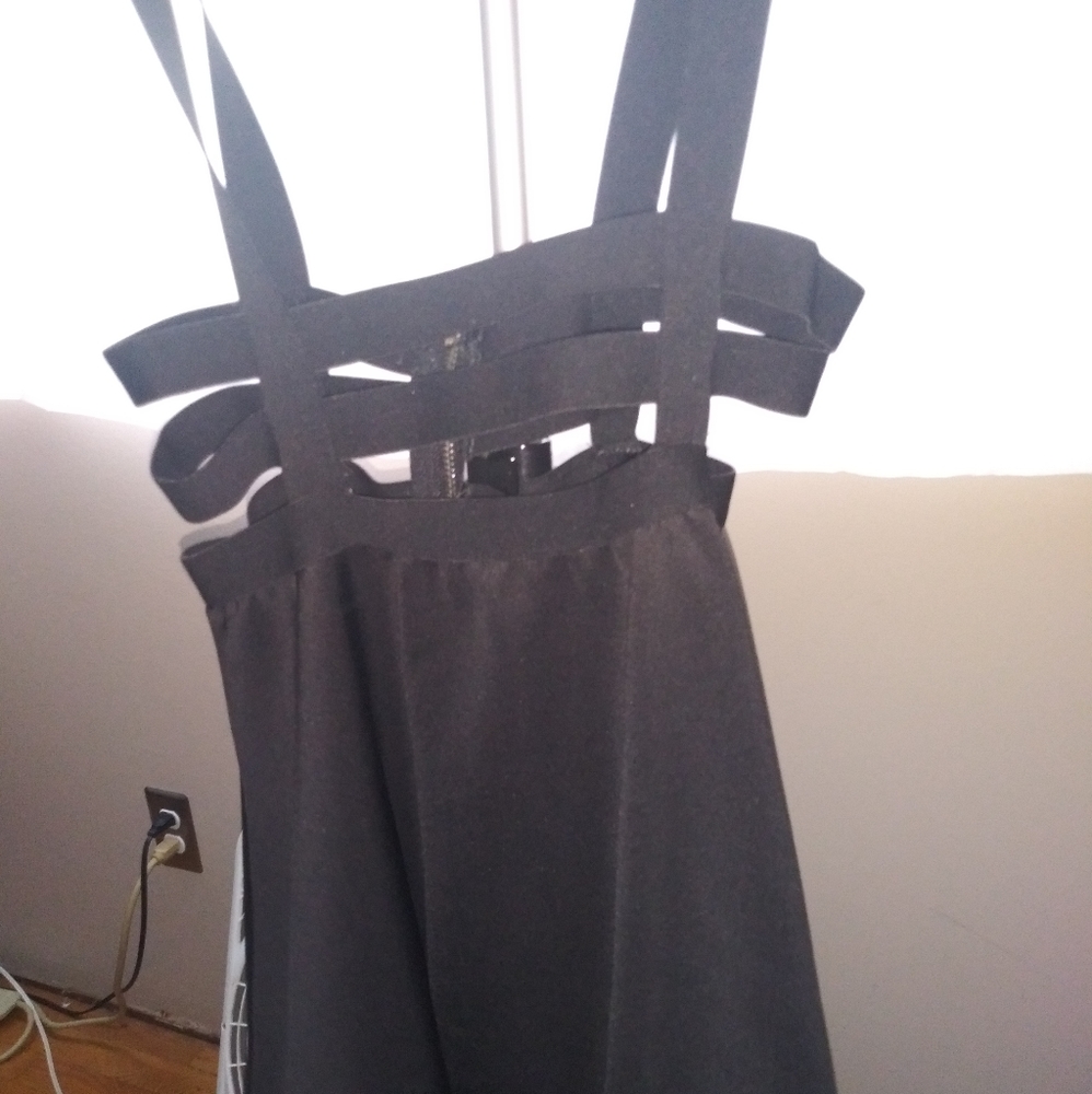Womans skirt with suspenders